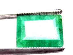 Emerald Columbian green 11.70 ct earth mined gem stunning color