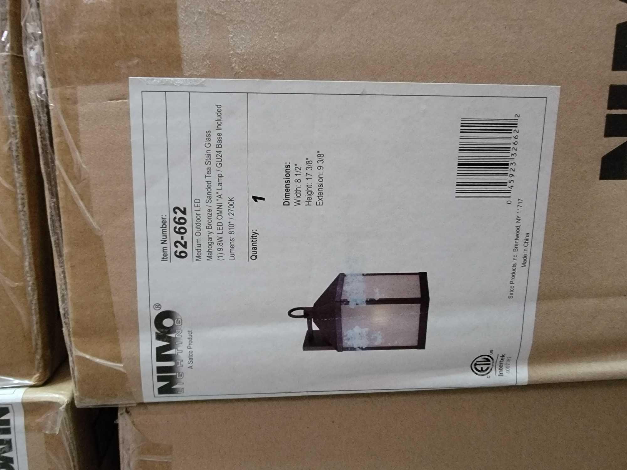 Pallet of Nuvo Lighting Mahogany Bronze Lamps