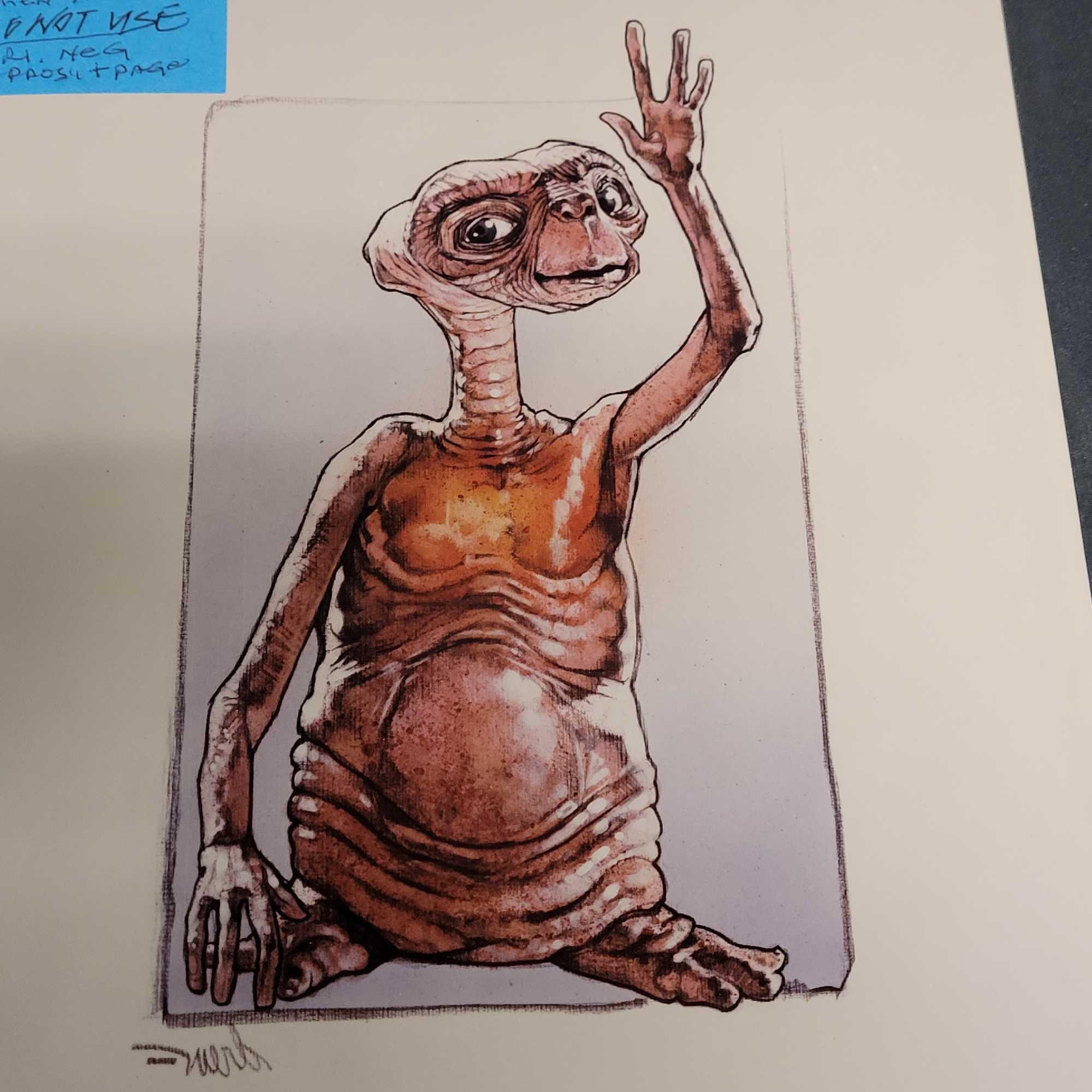 E.T Prints Negatives Movie poster