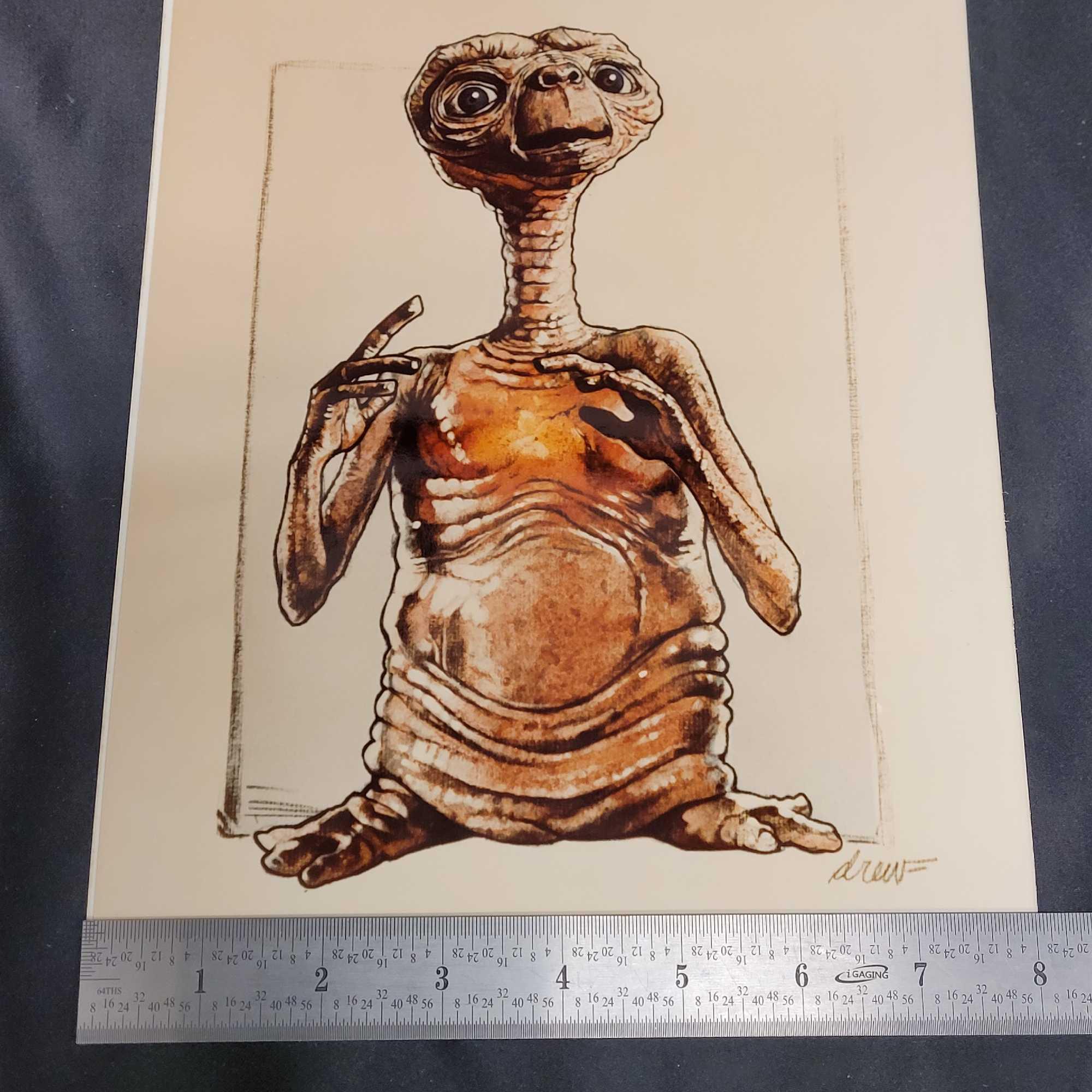 E.T Prints Negatives Movie poster