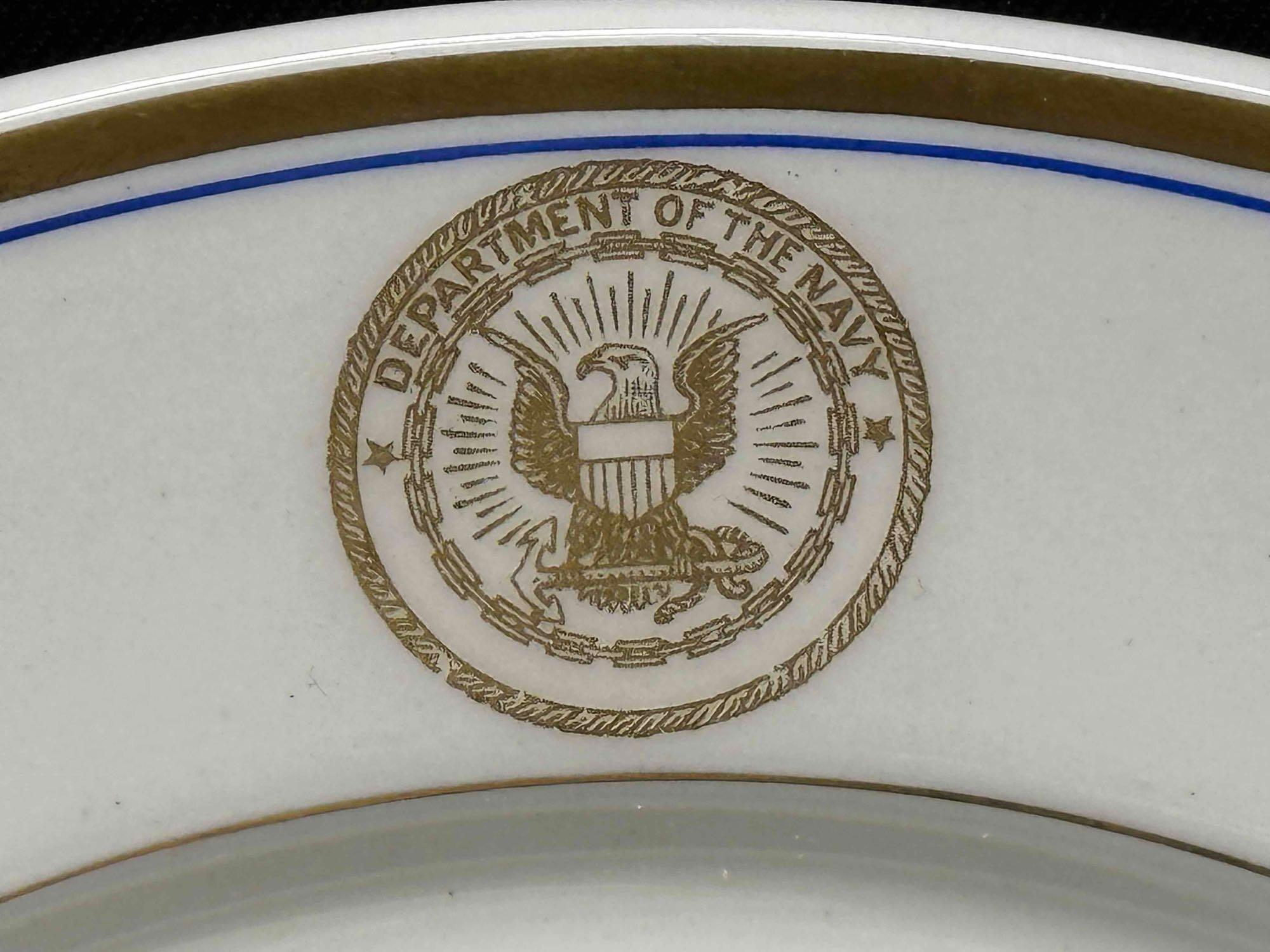 WW1 United States Naval Officer Dinnerware / China