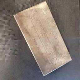 100 OZ Engelhard .999 Fine Silver Bar