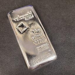 1kg Valcambi Suisse Silver Bar