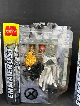 Marvel Diamond Select Emma Frost Clear Diamond Variant 7in Action Figure SEALED MOC