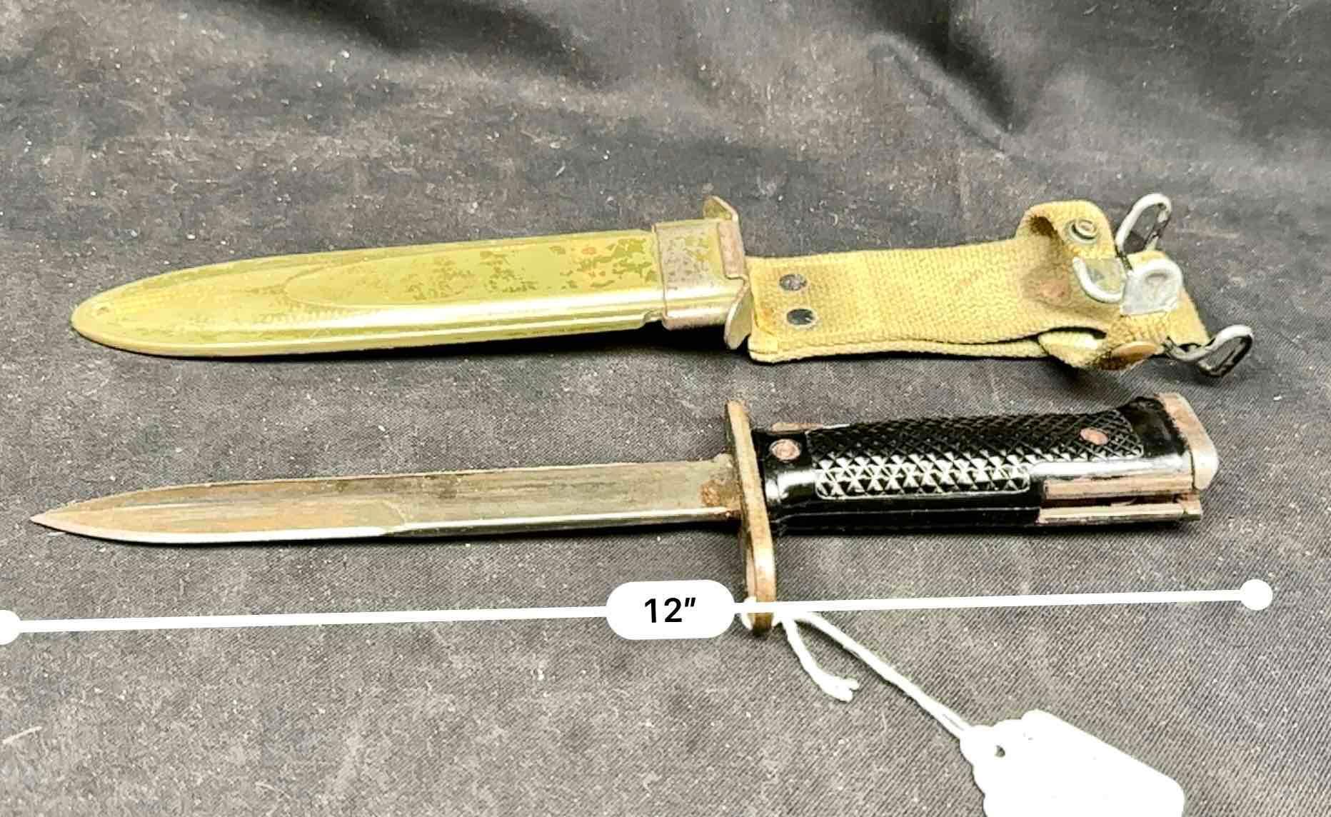 US M6 Bayonet Milpar Columbus USM8AL BM CO Scabbard