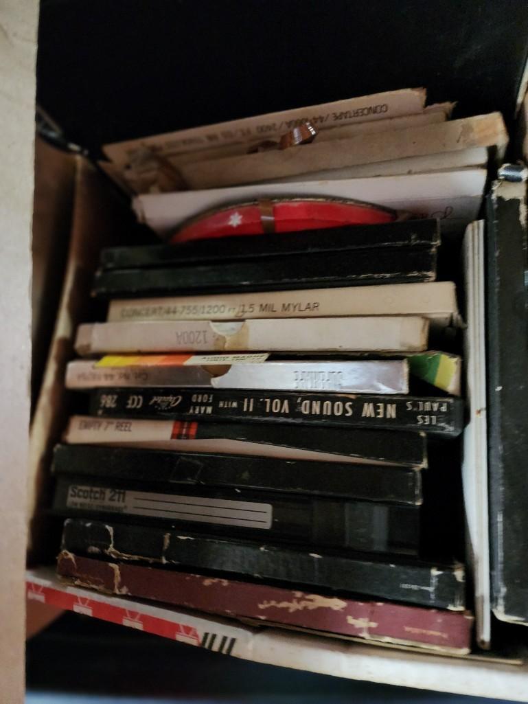 Large Book Lot - 8 tracks reel to reel tapes...etc. 5+ truckloads