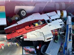 Massive 50lb 4.5 Foot Bin of Lego Sets and Figures Star Wars, Baby Yoda, Racing Cars, Alien more