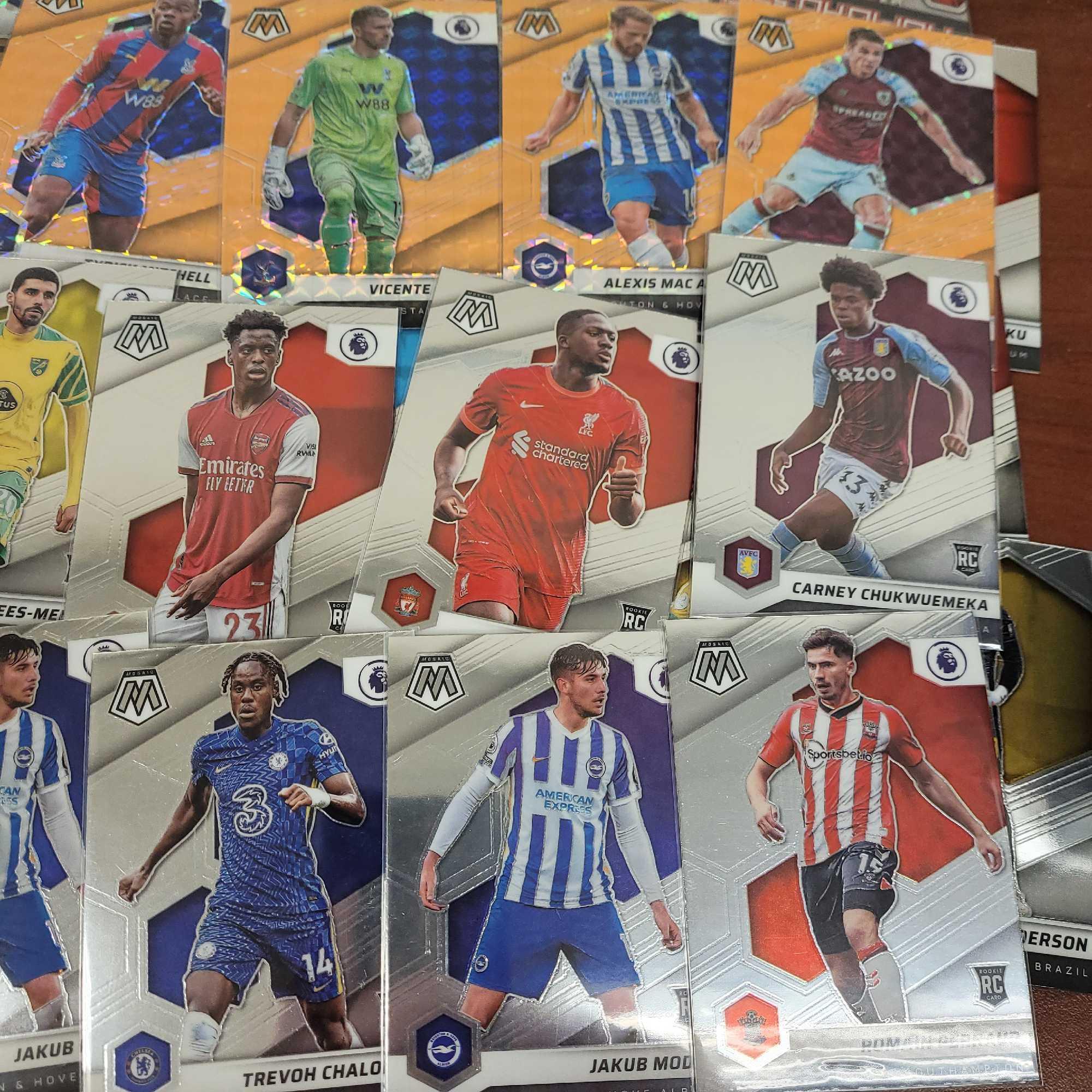 Soccer cards 2021-22 Panini Rookie cards