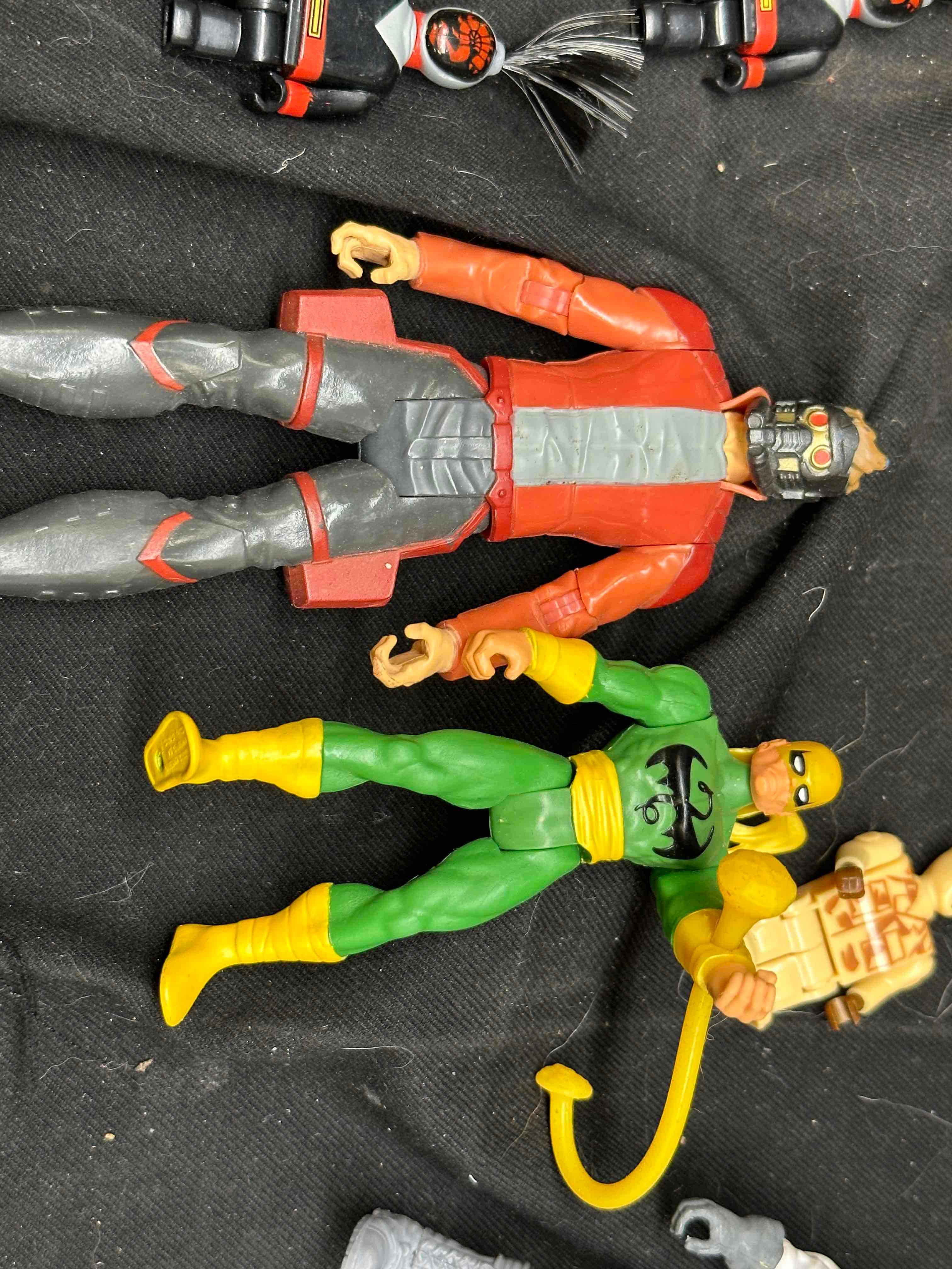 Large Lot of Vintage Action Figures. Ninja Turtles, Gargoyles, GI Joe, He Man MOTU More