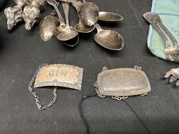 Sterling Silver and Some Plated Housewares, Pewter Cups, Tiffany n Co, Trianon more