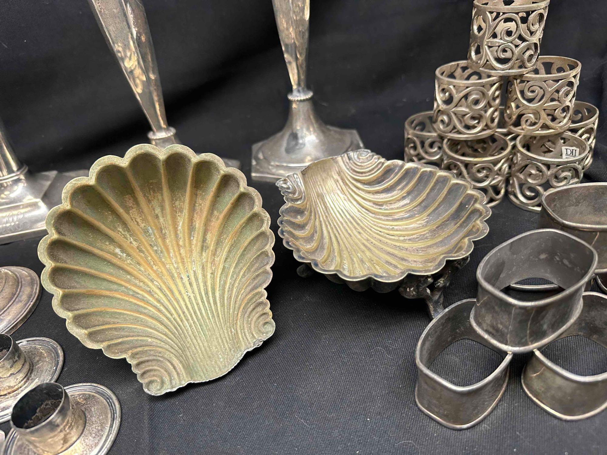 Sterling Silver and Some Plated Housewares, Pewter Cups, Tiffany n Co, Trianon more