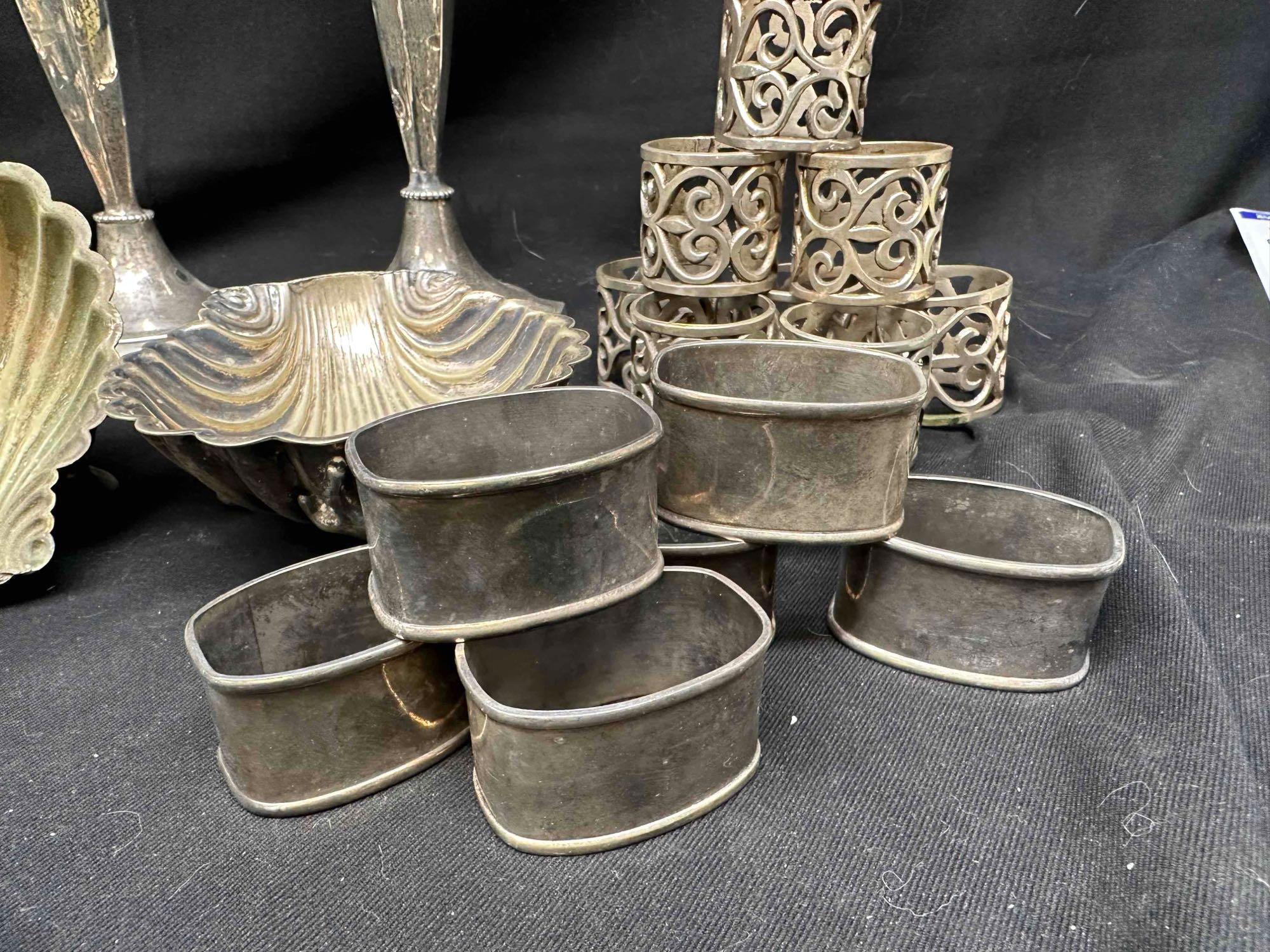 Sterling Silver and Some Plated Housewares, Pewter Cups, Tiffany n Co, Trianon more