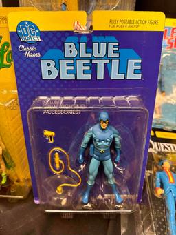 Case of 12 DC Direct Action Figures 3 Full Sets of 4 Blue Beetle, Uncle Sam, Question, Phantom Lady