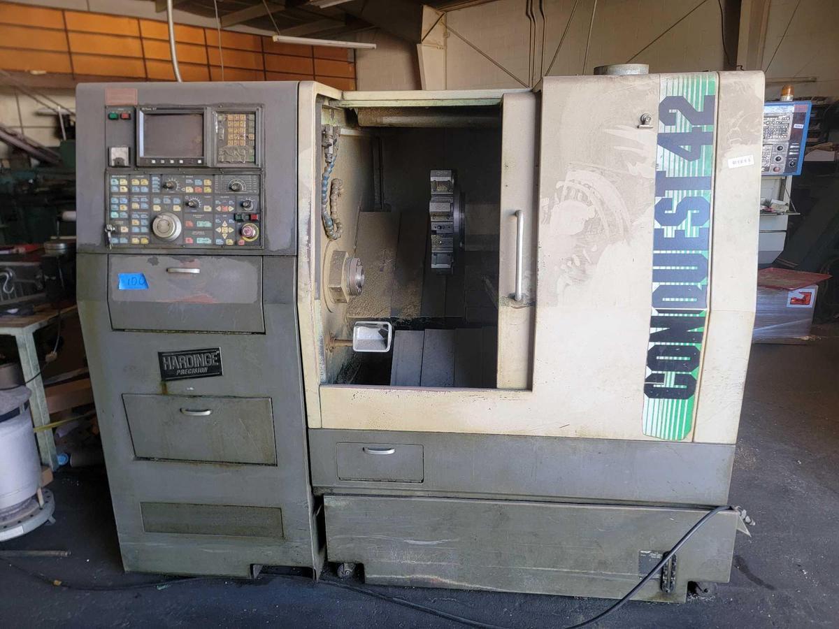 Conquest 42 CNC Turn Mill Hardinge CS-42 and documents