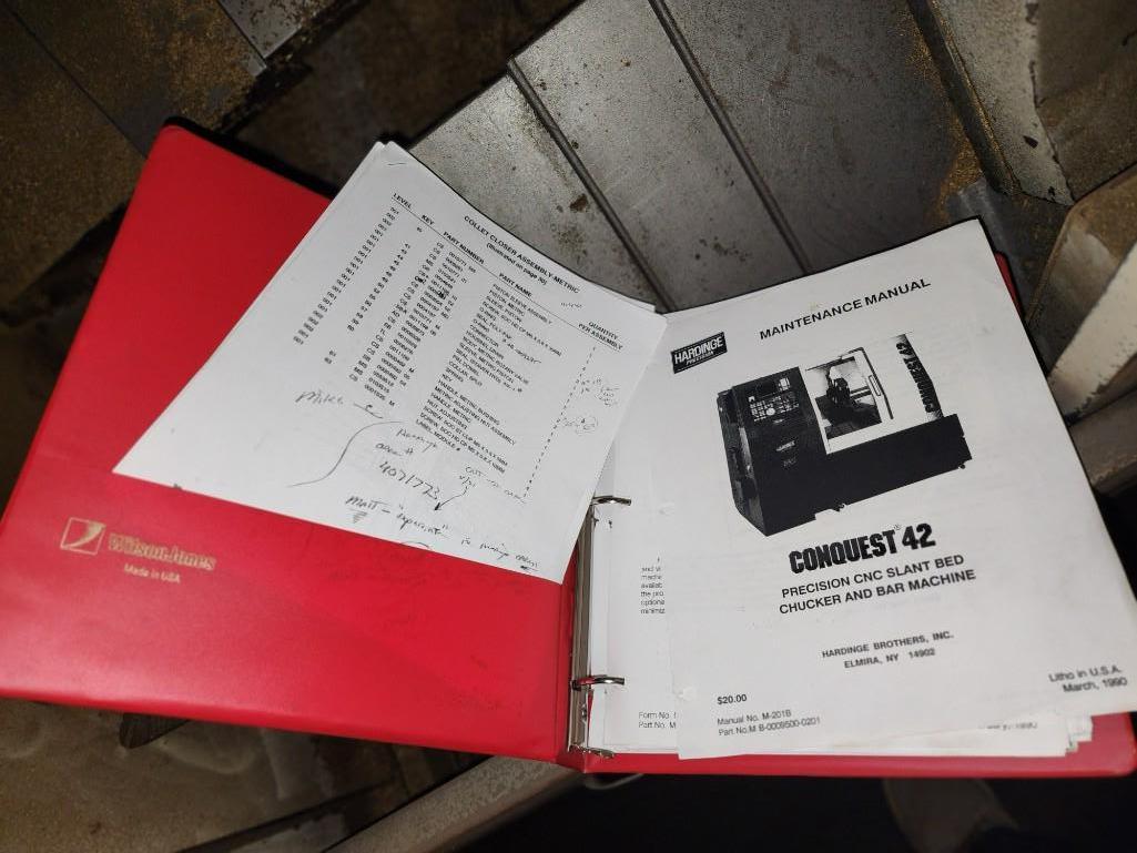 Conquest 42 CNC Turn Mill Hardinge CS-42 and documents