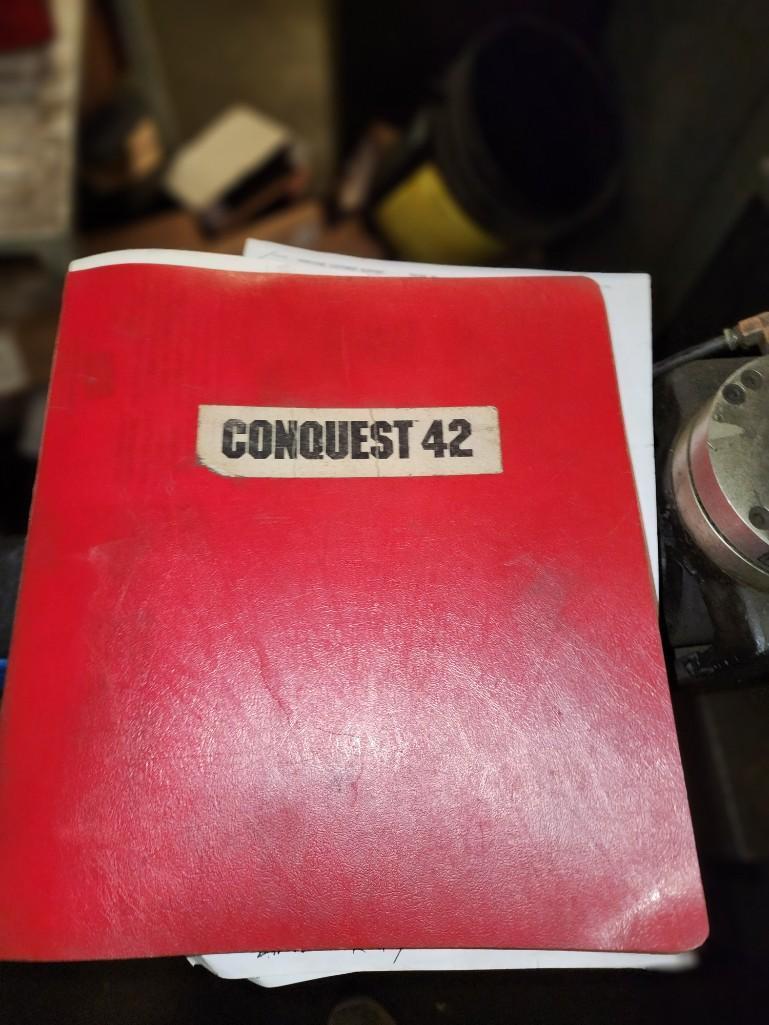 Conquest 42 CNC Turn Mill Hardinge CS-42 and documents