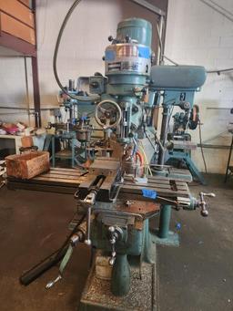 Vertimill Mill Lathe powers on