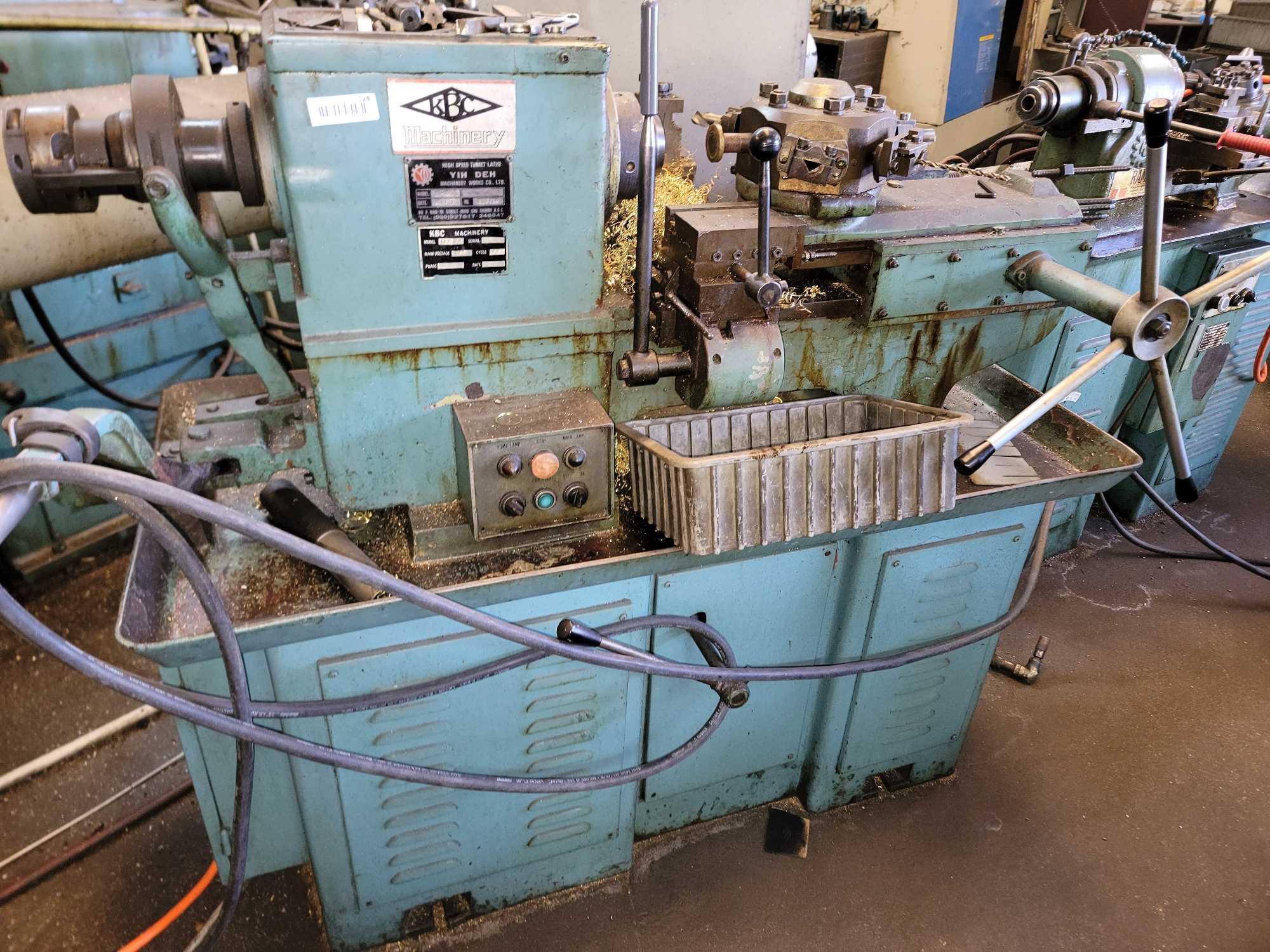 KBC Machinery Turret Lathe 1984.1 LFP-50