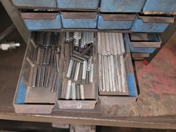 Storage Full of Hydraulic Components, Seals and Gaskets, Metals and Materials, Tools