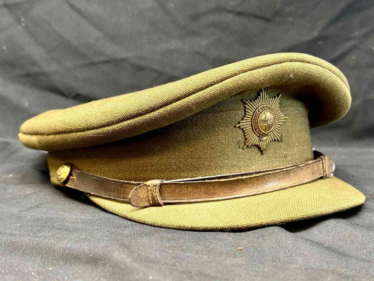 British WW2 Visor - By Appointmet Herbert Johnson LONDON ? The Coldstream Guards