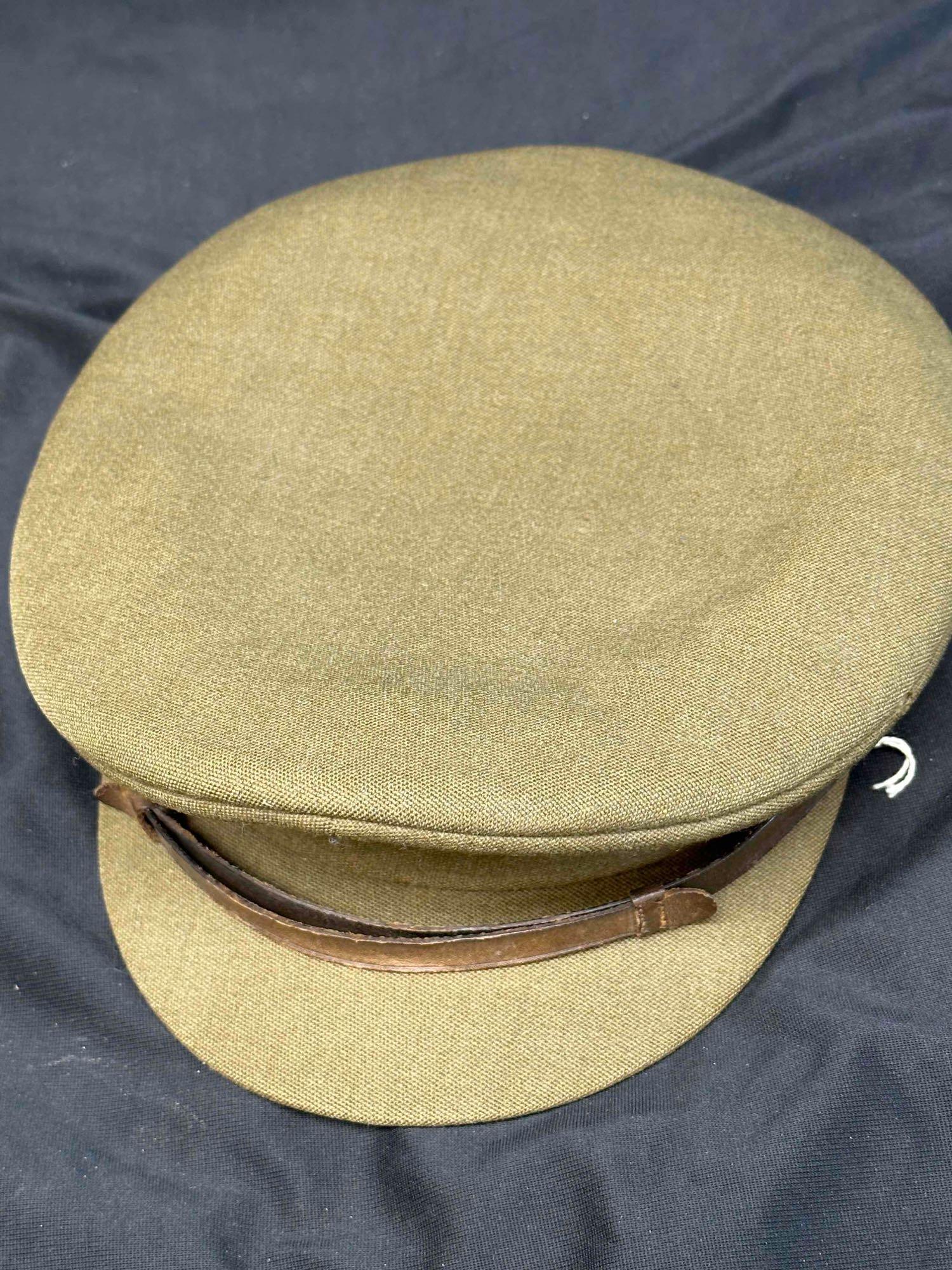 British WW2 Visor - By Appointmet Herbert Johnson LONDON ? The Coldstream Guards