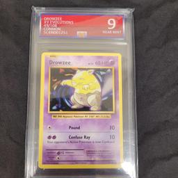 (5) XY Evolution Graded Pokemon cards