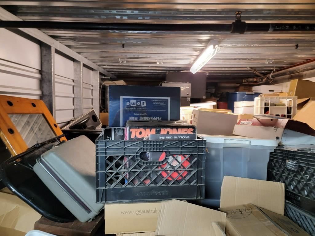 Buried Treasure - Storage Unit Packed!! Jackson Browne Kurzweil Organ Vintage Vinyl etc.