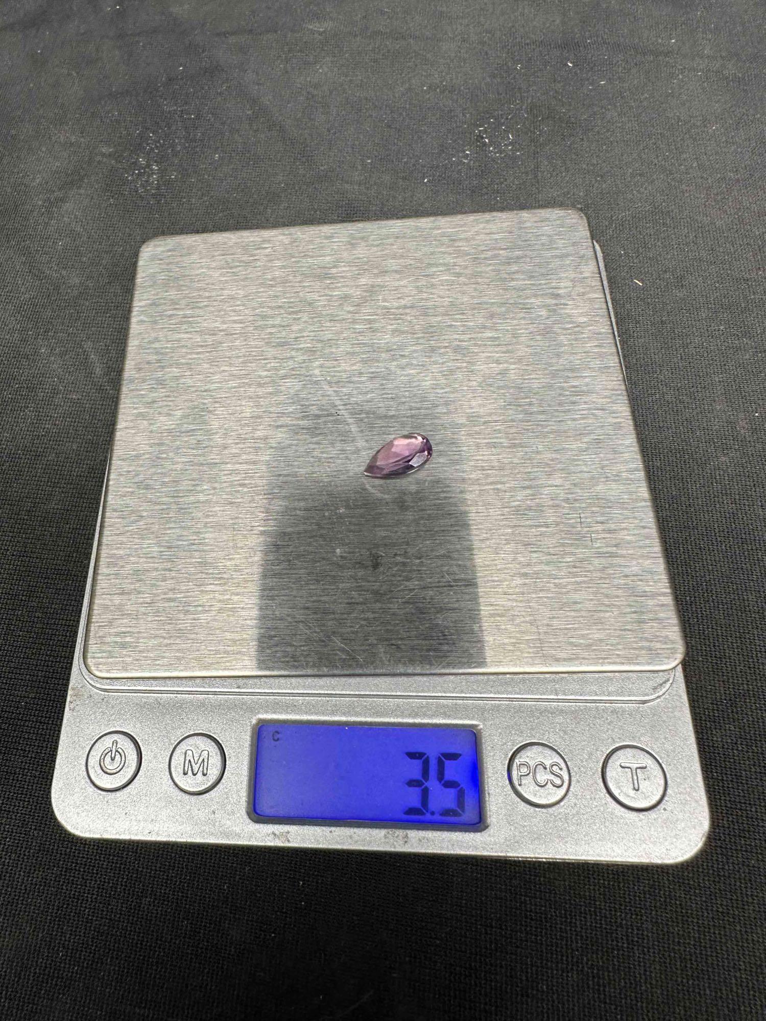 Oval Cut 3.5ct Amethyst Gemstone