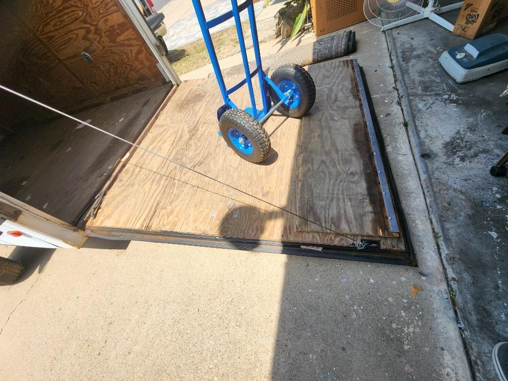 Haulmark Industries 12ft Toy Hauler Ramp ball hitch single axle signed title VIN 16hcb1215xh050754