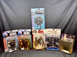 Japanese Anime Action Figures Akira, Kaiju, Big O. Bandai McFarlane