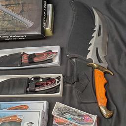 Camp Hachette Lot Of 13 knives all NIB