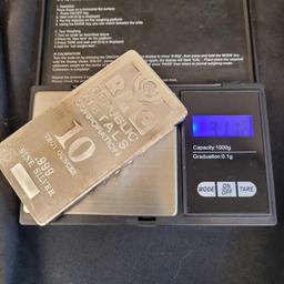 RMC 10 Troy Oz .999 fine silver Bar