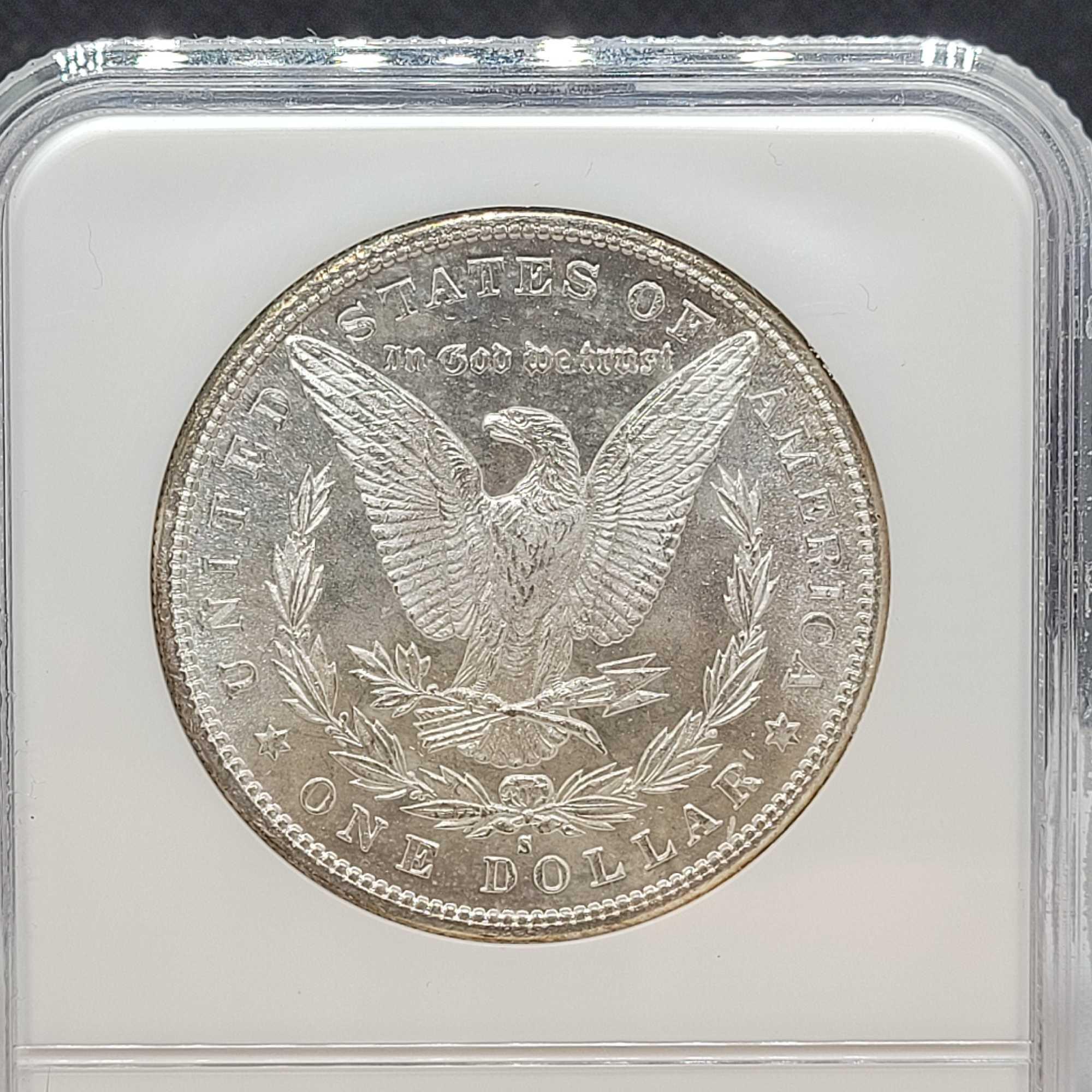 MONSTER TONER 1881-S NGC MS-65 Morgan Dollar Cobalt Blue