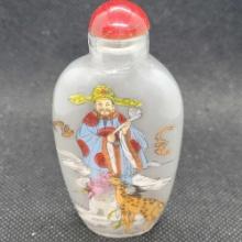 Chinese Reverse Painted on Glass Snuff Bottle
