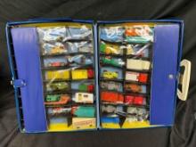 Vintage 1966 Matchbox Collectors Case full of Toy Cars