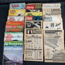 Approx. 20 vintage model/airplane magazines American Modeler Model Airplane News Aircraft Modeler