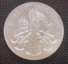 2021 Philharmonic 1 Troy oz .999 Fine Silver Coin