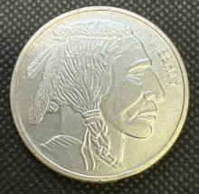 1 Troy Oz .999 Fine Silver Buffalo Indian Head Round Bullion Coin