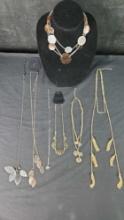 Lot of 7 costume jewelry necklaces
