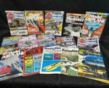 15 Model Builders Magazines AirFix, FineScale Modeler, Model Airplane Int more
