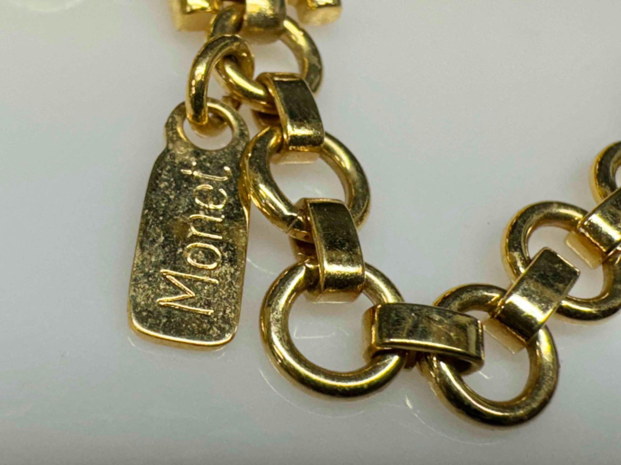 Vintage Monet Designer Necklace and Earrings Set