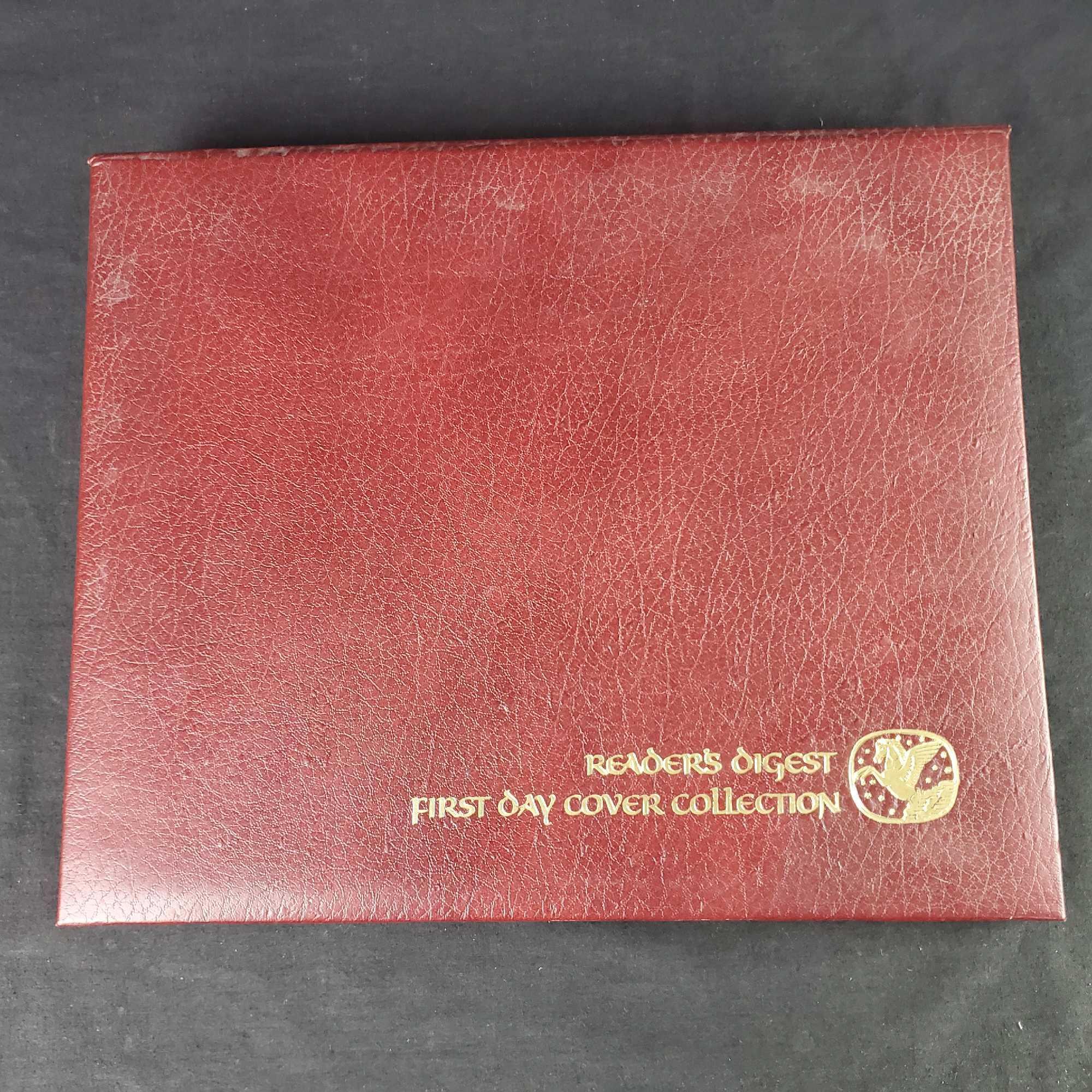 Vintage Scotts postage stamp catalog Readers Digest First Day Cover collection album