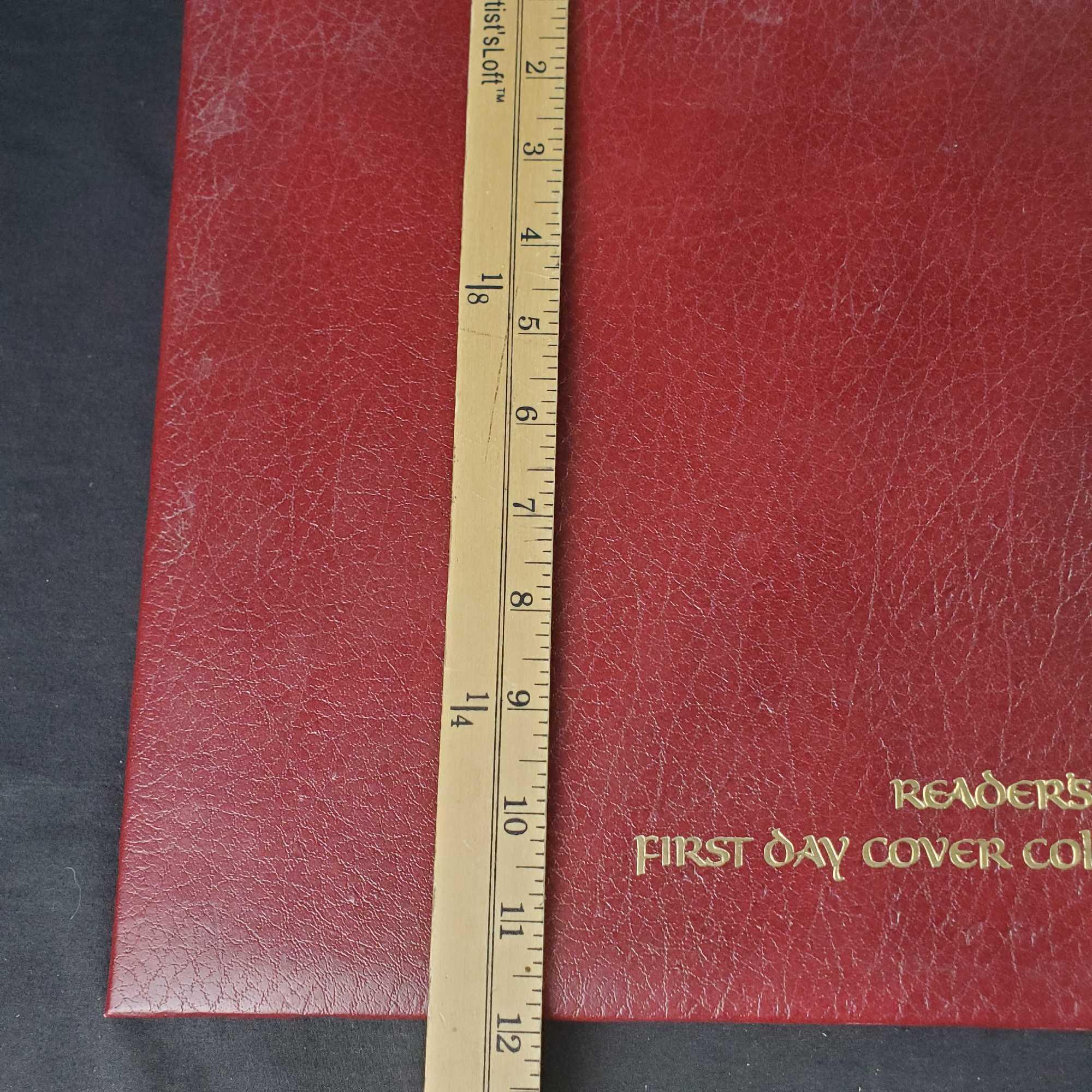 Vintage Scotts postage stamp catalog Readers Digest First Day Cover collection album