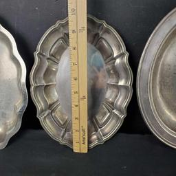 2 silverplate bowls one 925 Sterling
