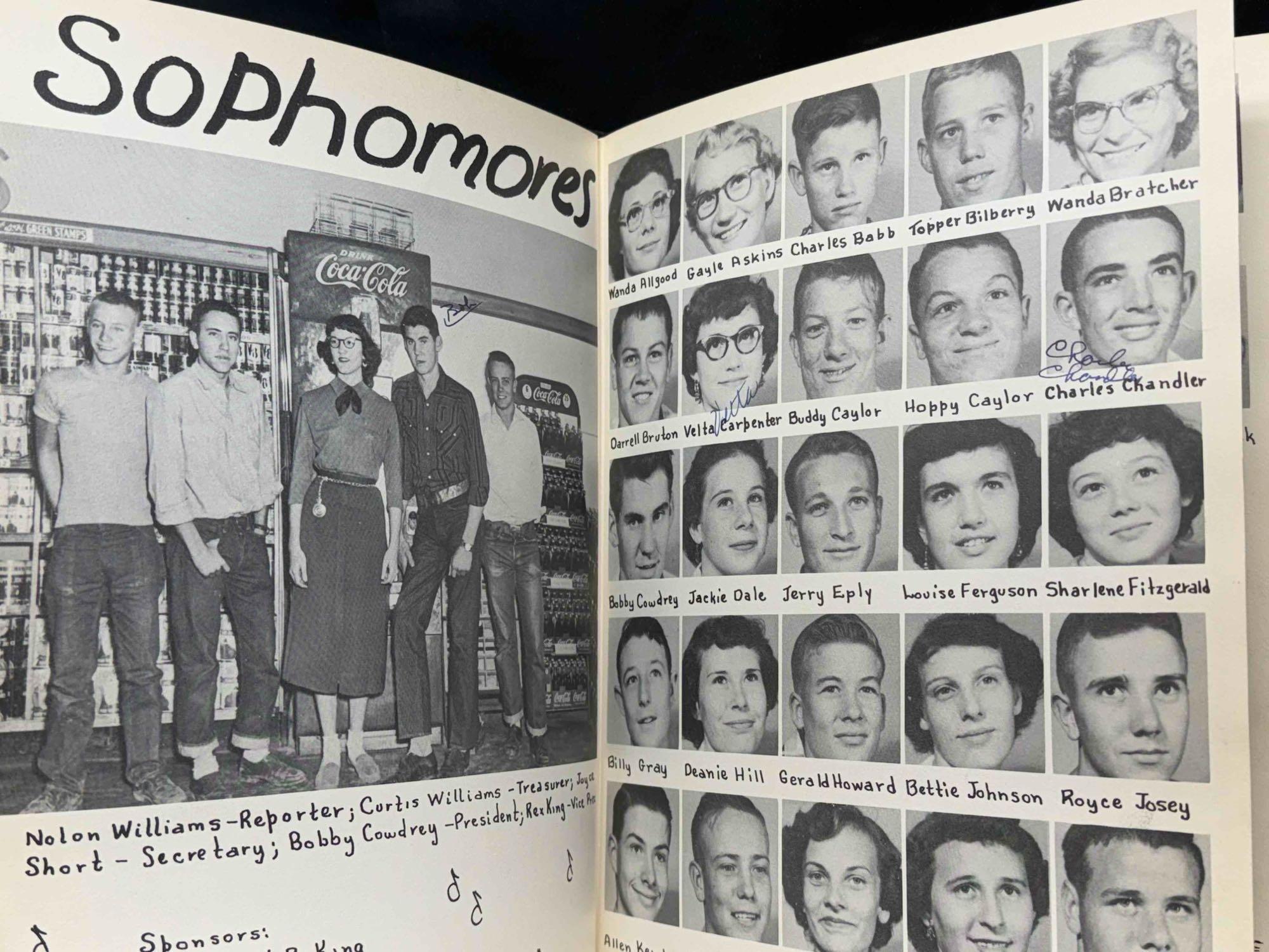 Vintage 1950s Yearbooks, Ephemera the Caprick 1951 1952