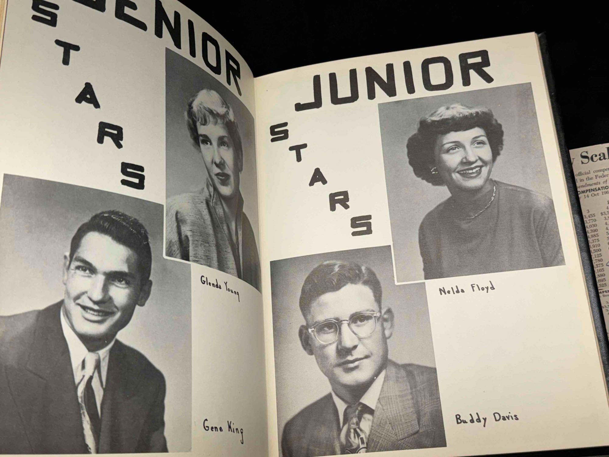 Vintage 1950s Yearbooks, Ephemera the Caprick 1951 1952