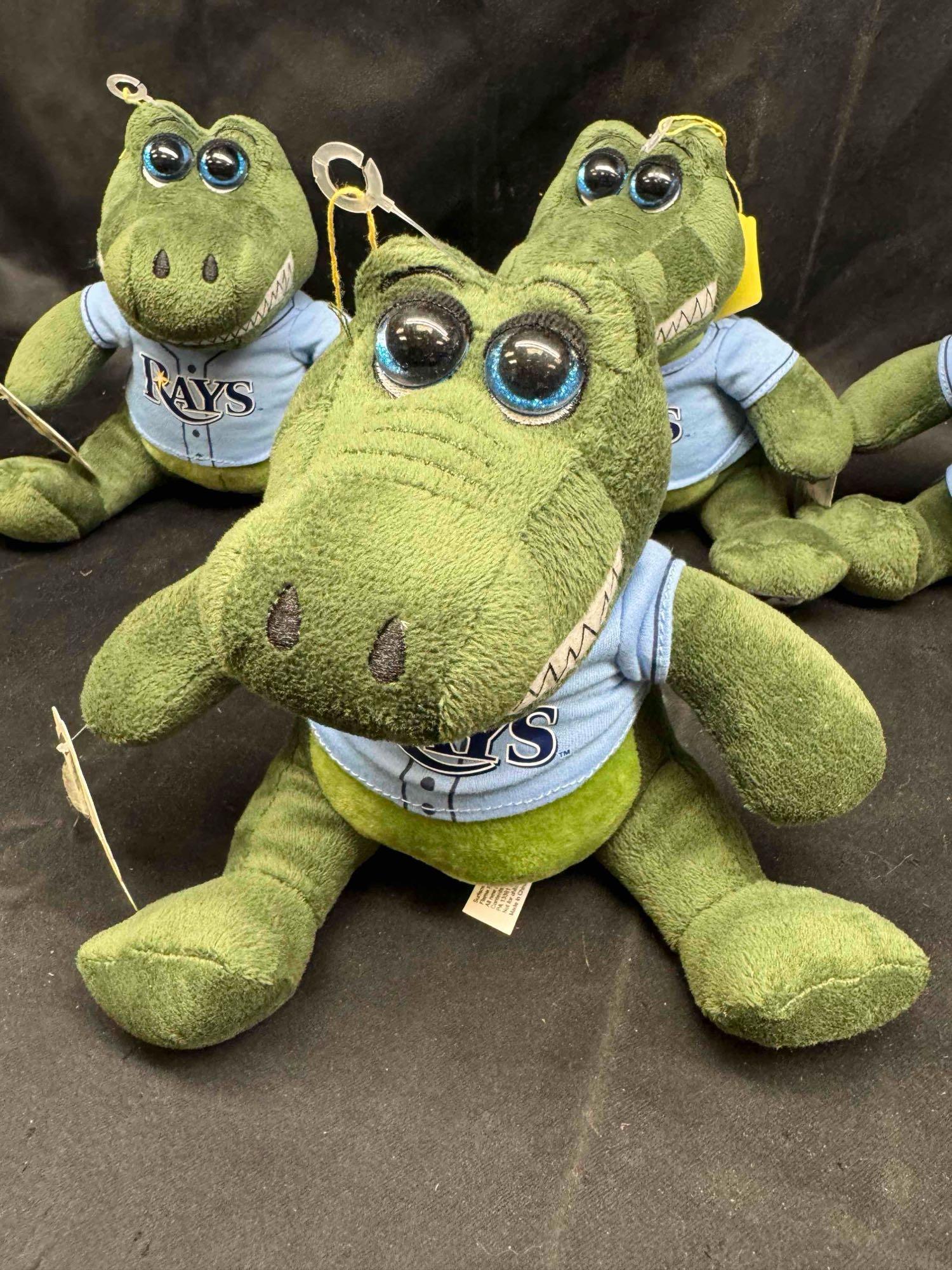 Tampa Bay Rays Plush Alligator Plushies Baseball