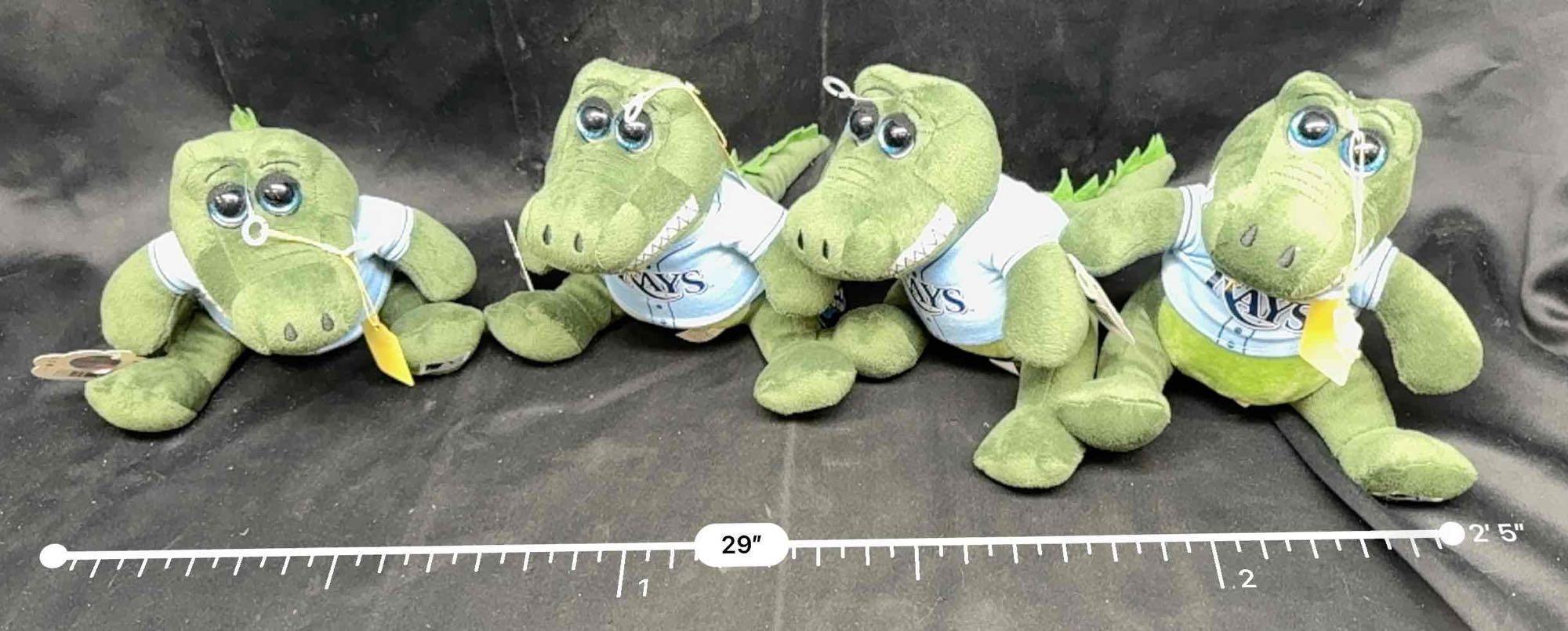 Tampa Bay Rays Plush Alligator Plushies Baseball