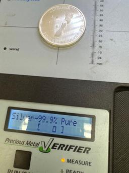 1 Troy Oz .999 Fine Silver New Zealand Silver Fern Round Bullion Coin