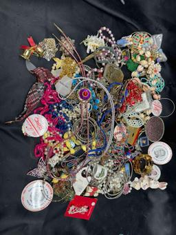 Costume Jewelry Buttons, Beads, Necklaces, Earrings more